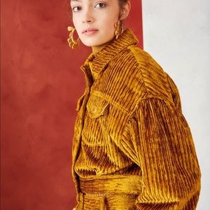 Ulla Johnson Gold Corduroy Jacket